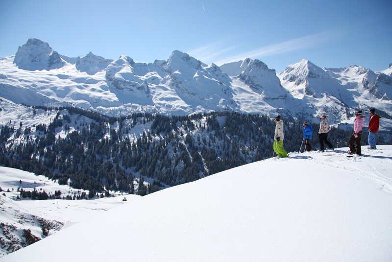 Le Grand Bornard ski resort, France